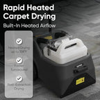 Dapper 3-in-1 Carpet Restoration Machine with Deep Combing, High-Power Extraction and 160°F Heated Drying — Ideal for Hotels, Offices, Schools & Commercial Carpet Care - Image 5