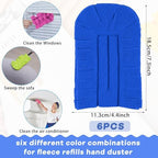6 Pcs Reusable Duster Refills Washable Pads, Elegant Color - Image 2