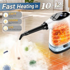 Handheld Steam Cleaner, Portable Steamer for Cleaning with 18PCS Accessories, 12s Fast Heating, Pressurized Steam Cleaner for Home, Kitchen, Bathroom, Car Detailing, Window, and Clothes, White - Image 4