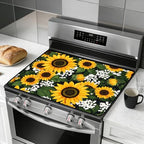 Stove Top Cover,28.5"L x 20.40"W,Heat Resistant Cooktop Protector Mat by seewan
