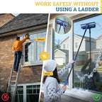 KLEEN HANDLER 2-in-1 Window Squeegee with 60” Extendable Pole - Image 6