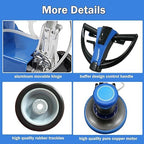 INTSUPERMAI 17" Commercial Floor Buffer Polisher Machine, 1100W 175RPM Heavy Duty Floor Scrubber with 3.17 Gal Water Tank for Tile Marble Concrete Hardwood Carpet Stripping Waxing Polishing - Image 6