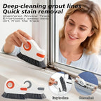 2pcs 2 in 1 Groove Cleaning Brush, Easy to Store Window Track Cleaning Tools, Multifunction Window Track Cleaner, Track Cleaning Tools Suitable for Sliding Door Tracks, Shutter Door Window Track - Image 6