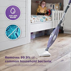 Shark Steam Pocket Mop with 2 Washable Double-sided Pads, Purple, S3501 - Image 3