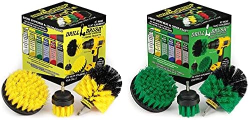Bundle Our Classic 3piece Bathroom Cleaning kit with Our 3piece Kitchen Cleaning Kit by Drillbrush