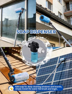 Telescopic Water-Fed Washing Kit with Soap Dispenser - Image 6