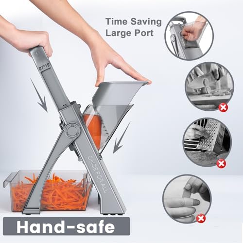 SupMaKin Safe Mandoline Slicer Plus for Kitchen, Vegetable Slicer & Chopper - Image 2