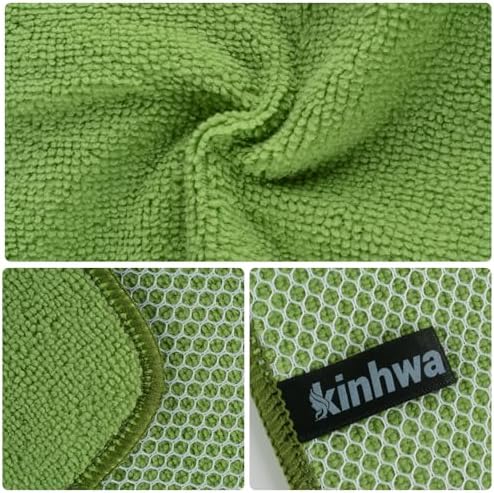 KinHwa Dish Cloths for Washing Dishes with Scrub Side, Microfiber Dish Rags - Image 7