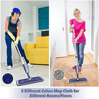 Spray Wet Mops for Floor Cleaning: Hardwood Floor Mops with 2 Bottles - Image 4