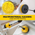 Holikme 6Pc Drill Brush Set - Scrub Brushes with Extension for Home Clean - Image 2