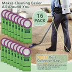 16 Pack 100331 QT Vacuum Bags Compatible with ProTeam 10 Quart Backpack Vacuum Cleaner, for Coachvac, Super Coachvac, Megavac, Upgraded Micro Filter Bag Replacement with Open Circular Collar - Image 7
