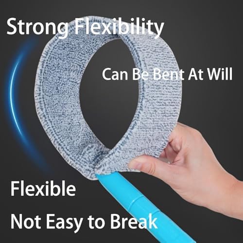 Retractable Gap Dust Cleaner,Microfiber Hand Duster,Under Fridge & Appliance Duster,Telescopic Dust Brush for Wet and Dry,Cleaning Tools for Bedroom Bed Sofa Kitchen - Image 3