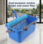Window Cleaning Kit with 3 Gallon Bucket, 14" Window Squeegee and Scrubber with Long Handle, Professional Window Washing Equipment Cleaner Tool Streak-Free for Home, RV, Commercial Use - Image 6
