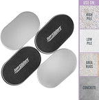 Super Sliders4744095N Reusable XL Heavy Furniture Sliders for Carpet- Quickly and Easily Move Any Item, 9-1/2" x 5-3/4' Gray (4 Pack) - Image 3