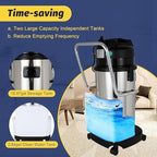 40L/11gal Commercial Carpet Cleaning Machine, 3 in 1 Professional Upholstery Cleaner Machine for Wet Dry 1034W Carpet Extractor Vacuuming and Water for Sofa Curtain, Sent in 2 Packages - Image 4