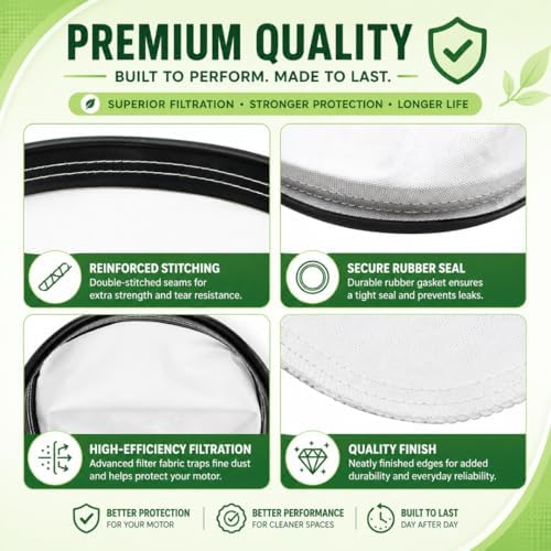 Replacement Vacuum Bag Filter 2KE2105000 - Compatible with Hoover Backpack Vacuum Cleaner Commercial C2401/C2401010 – Backpack Vacuum Bags, Replacement Filter Bags for Royal Model RY4000 / RY4001 - Image 5
