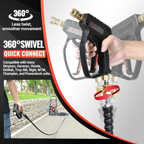 YAMATIC 3/8 in Pressure Washer Hose, 4000 PSI, 200 FT - Image 4