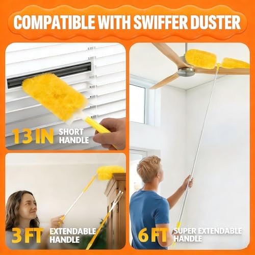 30 Count Duster Refills Compatible with Swiffer,Heavy Duty Duster Refills - Image 6