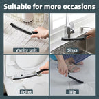 TQRR 2 Pcs Toilet Scrubber Brush, Bathroom Cleaning Brush with Hanging Hole - Image 6