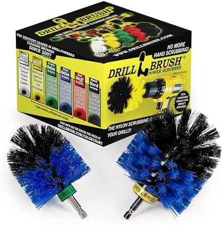Aquatic Cleaning Supplies - Boat Hull Cleaning Tools - Detailing Set by Drillbrush