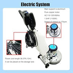 AC110-120V/60Hz 18" Floor Scrubber Buffer Polisher Machine Polish Wax Refurbish Heavy Duty Tile Scrubber Cleaner Wood Marble Cement Pavement Epoxy Rubber Carpet - Image 5