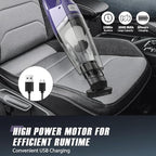 Bossdan Handheld Vacuum Cordless – Car Vac Portable with 8KPA & Multi Accessories & Low Noise, Lightweight Hand Held Vacuum Cordless Rechargeable for Car/Home/Dust/Pet Hair, Mine Portable Vacuum - Image 6
