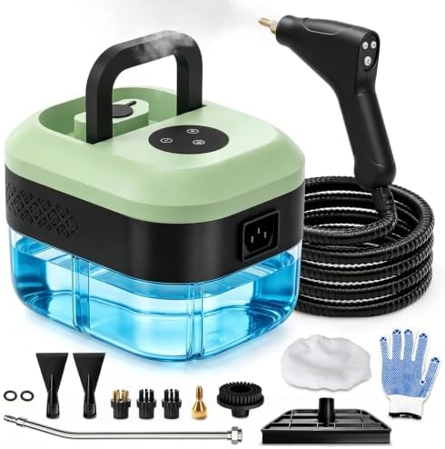 Handheld Steam Cleaner 1500W, 6-Level Adjustable by Unknown