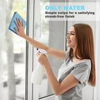 Longmann Window Cleaning Cloth, Glass Cloth, Cleaning Cloth, Streaks Schatches Free (Blue 2 Pack) - Image 4