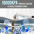 Starrybot Upholstery Cleaner Machine, 18Kpa Pet Stain Extractor(White blue) - Image 2