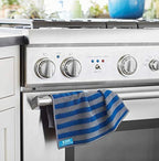E-Cloth Range & Stovetop Cleaning Cloth, Reusable Premium Microfiber Cleaning Cloth, Ideal Oven & Glass Stove Top Cleaner, 100 Wash Guarantee, Blue & Gray, 1 Pack - Image 4
