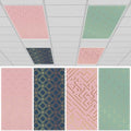 4pcs Classroom Fluorescent Magnetic Light Covers,2x4 FT Geometric by Hallswl