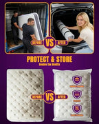XUTAI Mattress Vacuum Bag, Vacuum Seal Storage Bag for Mattress & Clothing – Heavy Duty Reusable Mattress Storage Bag (1 Queen) - Image 5