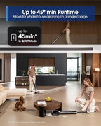 Tineco Floor ONE S6 Master Wet Dry Vacuum Cleaner, 20kPa Suction Vacuum Mop with Dual-Edge Cleaning, 45 Min Runtime (Quite Mode), 185°F Flashdry, 4inch Ultra-Slim - Image 3