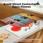 Stove Top Cover for Glass Electric Stove (Dog Paw Print, 28.5"L x 20.5"W) - Image 3