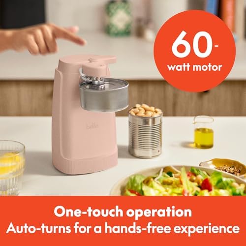 bella Electric Can Opener, Automatic One-Touch, Blossom - Image 3