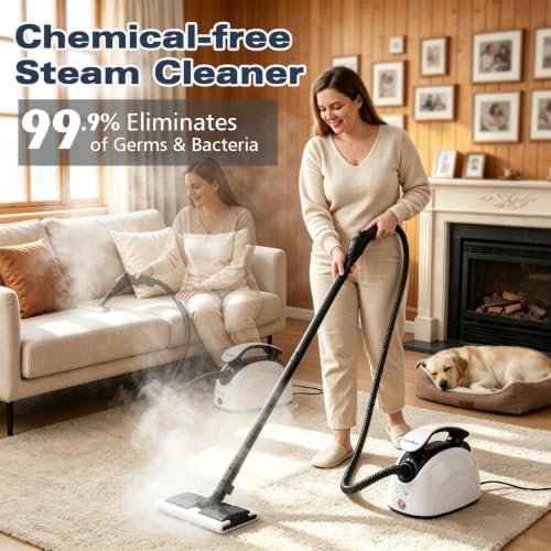 LoveBeat 300°F Steam Cleaner for Grout and Tile, 4.5 Bar Steamer for Home - Image 2
