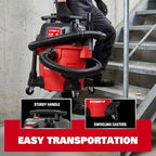 ECOMAX Ultra Quiet Shop Vacuum Wet and Dry 5 Gallon 4 HP - Image 6