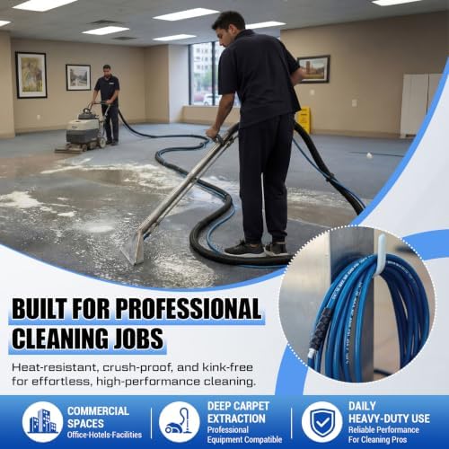 1 Pcs 1/4" X 150' Blue Carpet Cleaning Solution Hose, Regular - Image 5