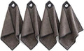 Remooble 4 Pack Magnetic Microfiber Cleaning Cloth Dry Erasers for Whiteboards - Towel Hangs on Metal Edged White Boards, Glassboards, and Blackboards Washable - 10'' X 10'' by remooble