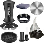 54mm Espresso Accessories Kit, Spring Loaded Calibrated Tamper,mat，WDT Tool，Dosing Funnel，Puck Screen kit，Basket Removal Tool ，Cleaning ClothSet,Fits 54mm Breville Espresso Coffee Machines (54MM) by Unknown