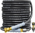 3/8" 4800PSI Pressure Washer Hose 50FT Swivel Quick Connect by TechSweeppro
