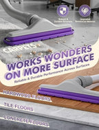 Replacement Floor Brush for ProTeam 101446, 15 Inch Nylon Floor Tool,Purple - Image 3