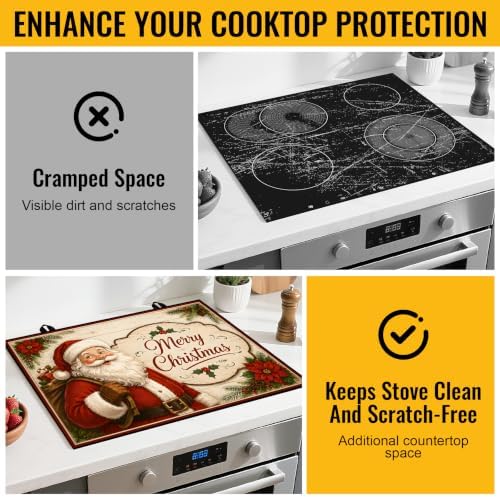 NYZE Christmas Stove Top Covers for Gas Burners Decorative Stove Cover - Image 5