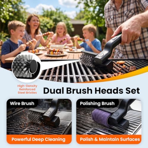 Electric Grill Brush for Outdoor Backyard Grilling - Image 5