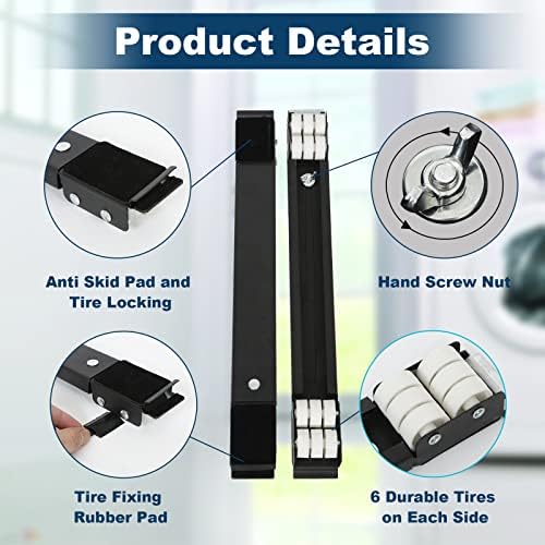 Lemtrflo Refrigerator Sliders, Appliance Rollers, Wheels for Cooler - Image 3