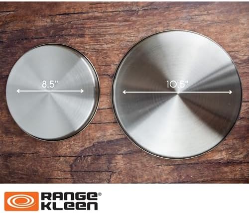 Range Kleen 550 Stainless Steel Round Burner Kovers, Set of 4 - Image 3