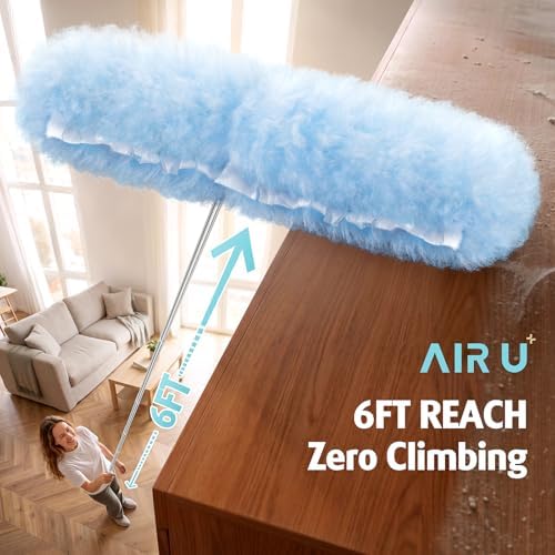 AIR U+ 6ft Extendable Duster with 40 Refills for Swiffer Dusters - Image 2