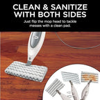 Shark Professional Steam Pocket Mop with 2 Double-sided Pads, White, S3601 - Image 3