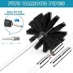 Sealegend Dryer Vent Cleaner Kit - 15Ft Flexible Lint Remover - Image 2