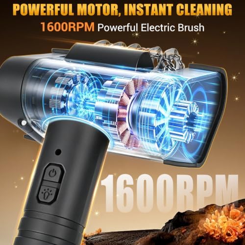 Electric Grill Brush【1600RPM High Torque】【Powerful Clean Grills】 - Image 4